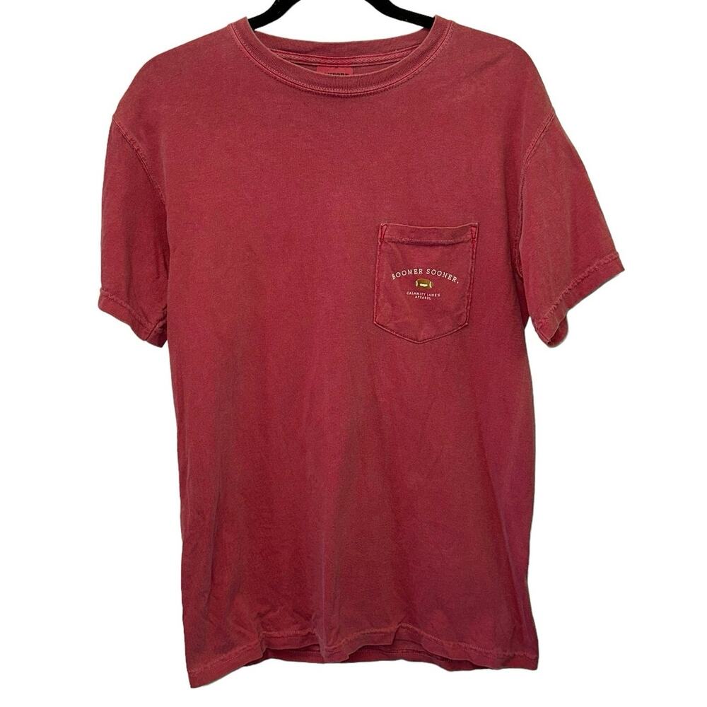 Calamity Jane's Apparel OU Burgundy Tee Shirt